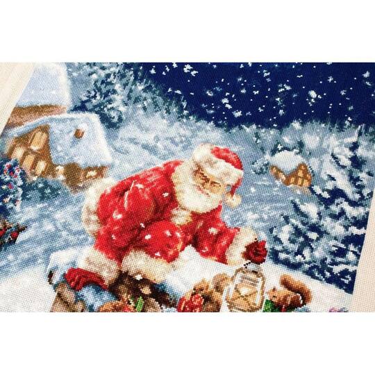 Luca-S Santa Claus Counted Cross Stitch Kit